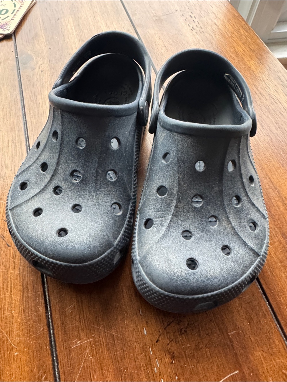 Navy Crocs Size 1